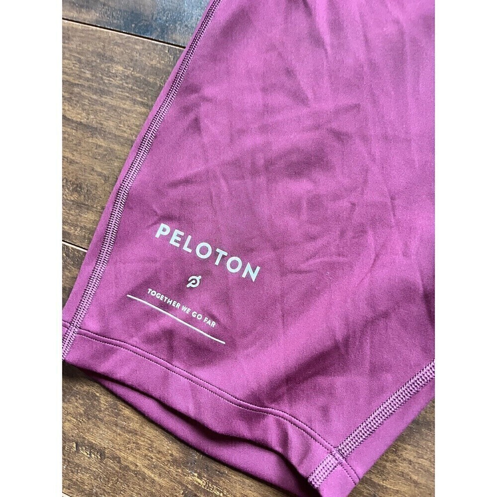 Peloton Womens CrossFit Work Out Biker Shorts Stretch Size Large - Picture 2 of 7